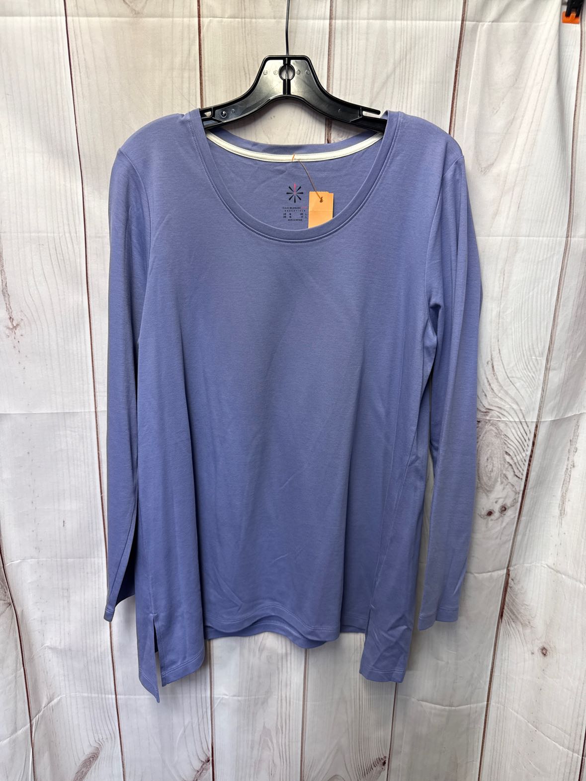 Isaac Mizrahi Women's Size L Purple Long Sleeve Top