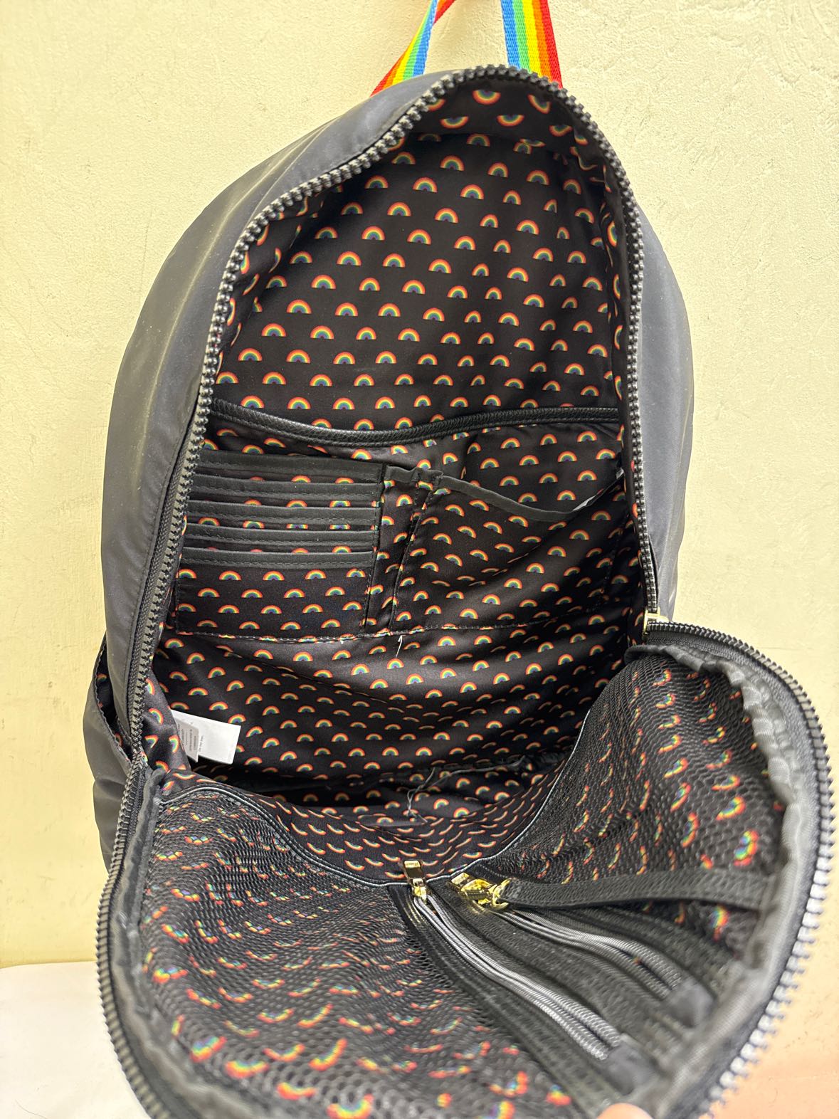 Isaac Mizrahi Black Pride Backpack