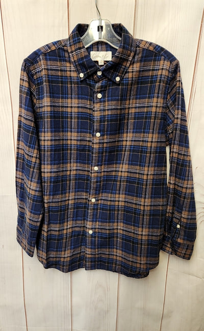 Cotton & Co Boy's Size 12 Navy Shirt