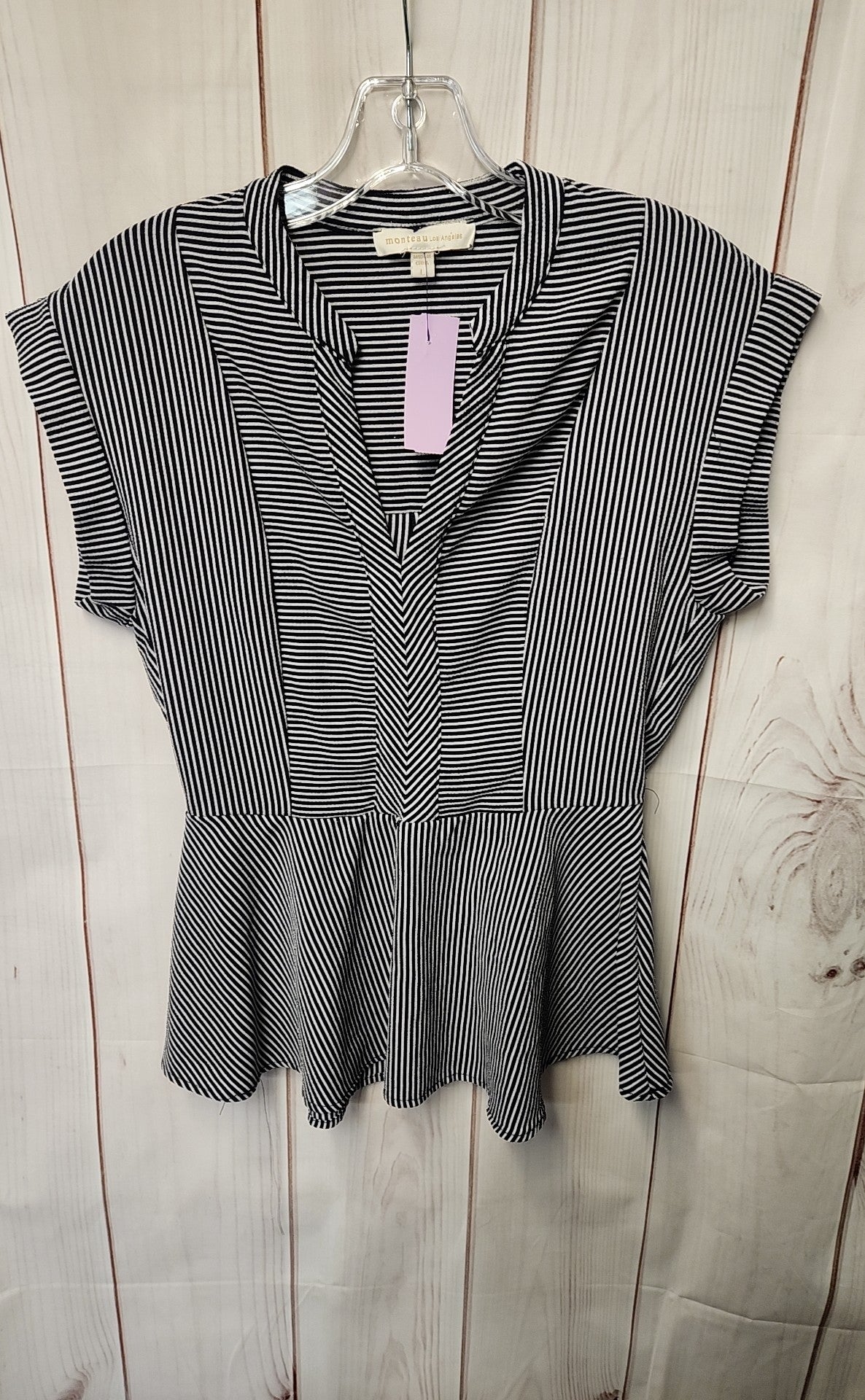 Monteau Women's Size L Navy Sleeveless Top