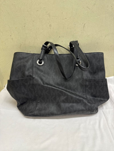 Michael Kors Black Leather Tote Bag