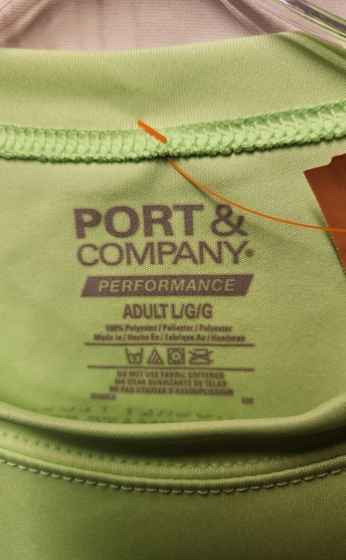 Port & Company Men's Size L Green Shirt