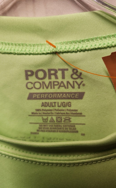 Port & Company Men's Size L Green Shirt