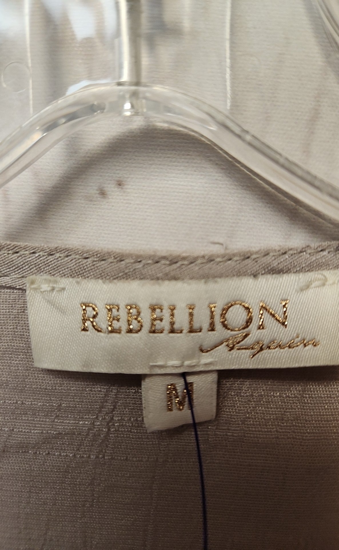 Rebellion Women's Size M Beige Cardigan