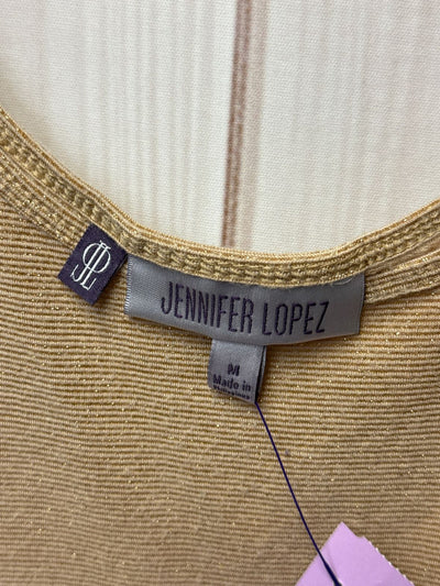 Jennifer Lopez Women's Size M Gold Sleeveless Top