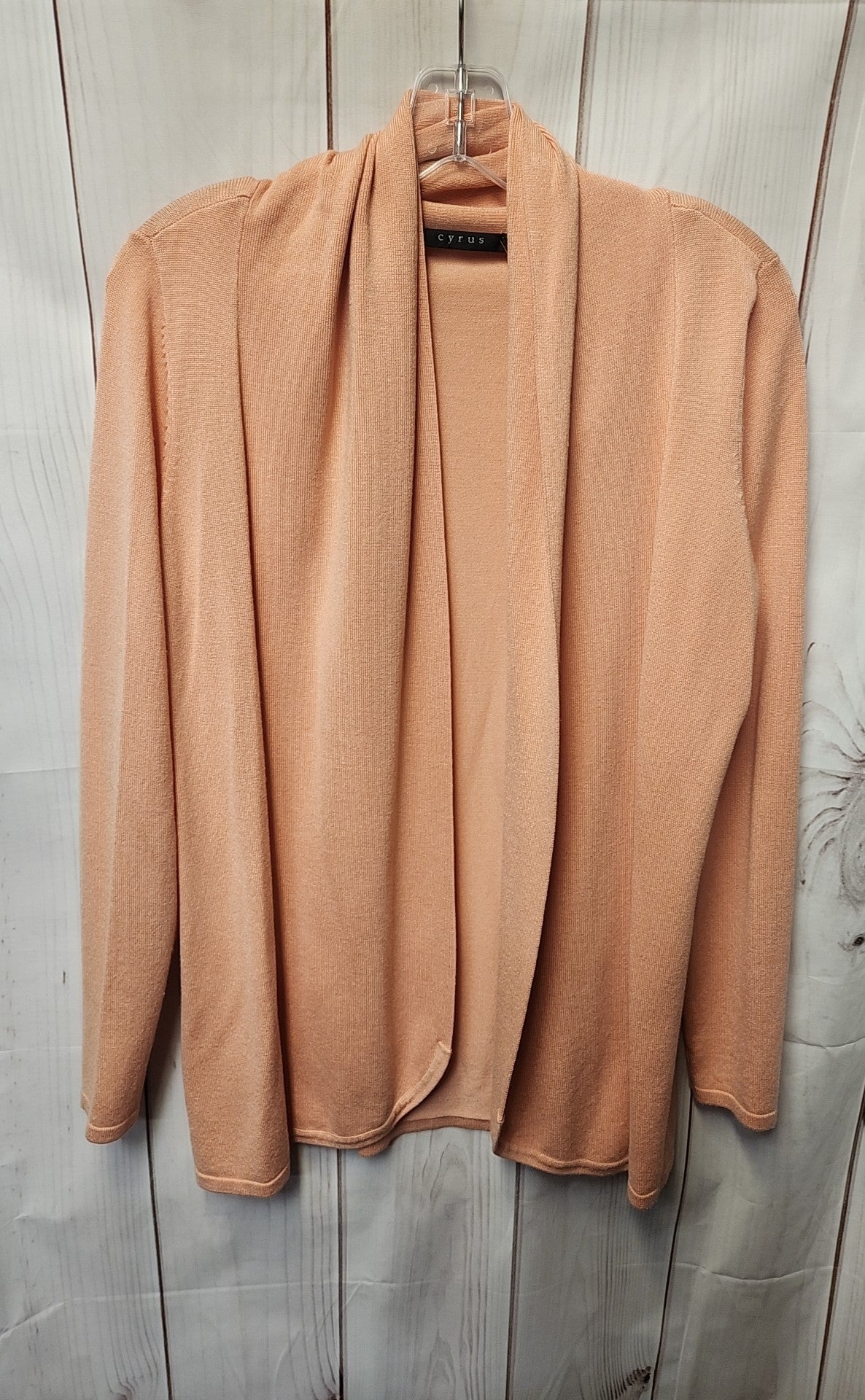 Cyrus Women's Size S Peach Cardigan