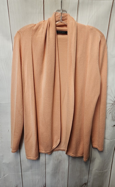 Cyrus Women's Size S Peach Cardigan
