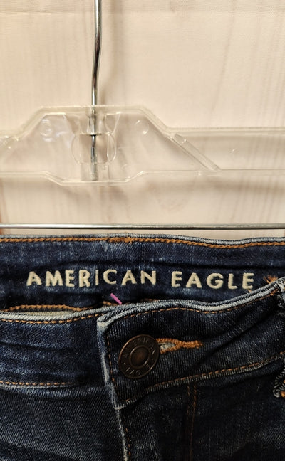 American Eagle Women's Size 31 (11-12) Blue Jeans Hi Rise Jegging