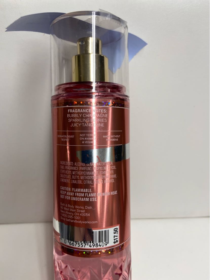 Bath & Body Works Champagne Toast Fine Fragrance Mist 8fl oz Perfume