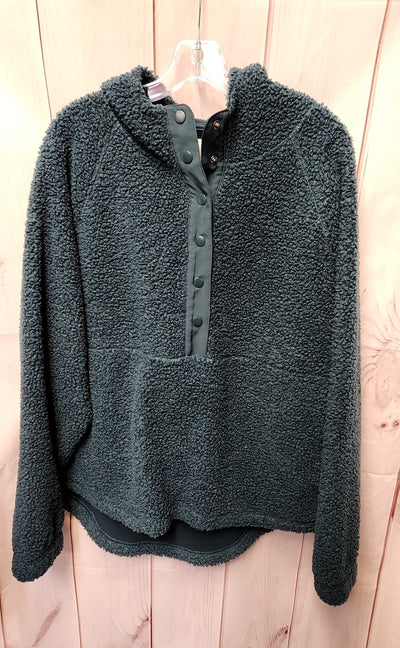 So Women's Size XL Green Sweatshirt