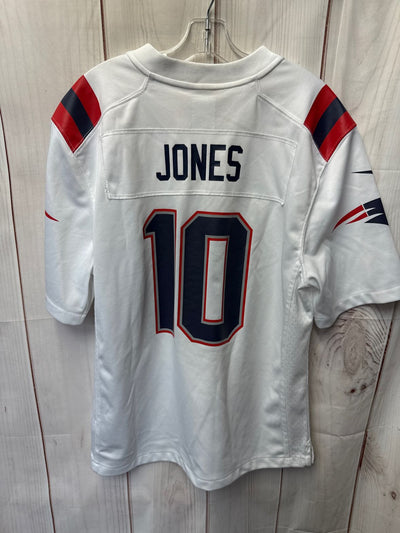 Patriots Boy's Size 14/16 White Shirt