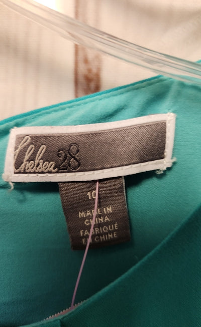 Chelsea 28 Women's Size 10 Teal Dress