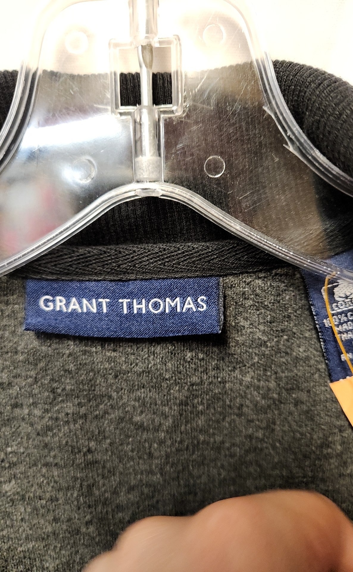 Grant Thomas Men's Size L Gray Sweatshirt