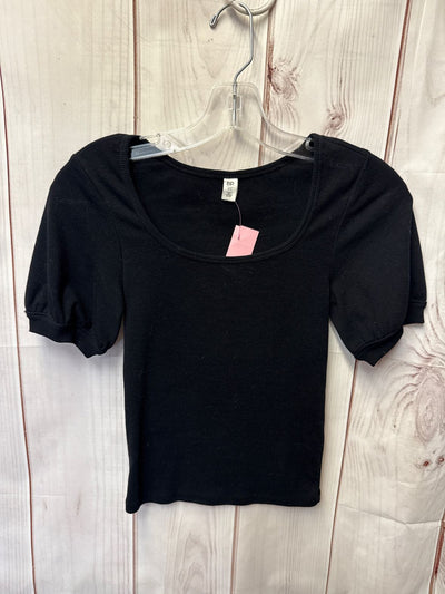 BP Women's Size XS Black Short Sleeve Top