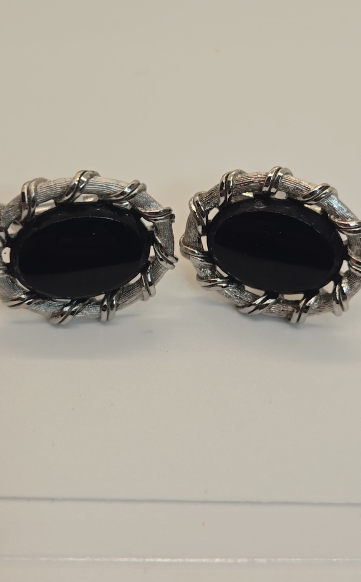 VTG Swank Silver Cufflinks