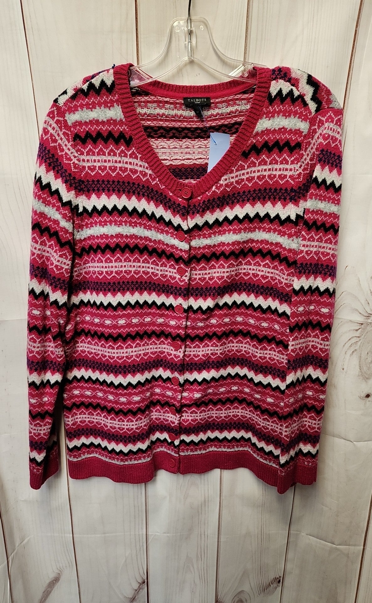 Talbots Women's Size 1X Pink Cardigan