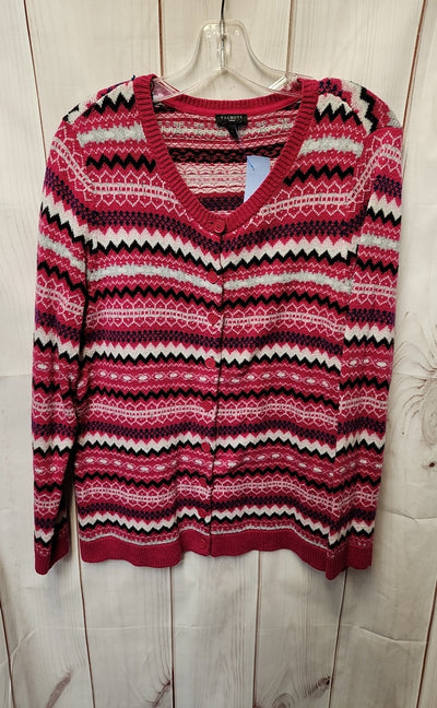 Talbots Women's Size 1X Pink Cardigan