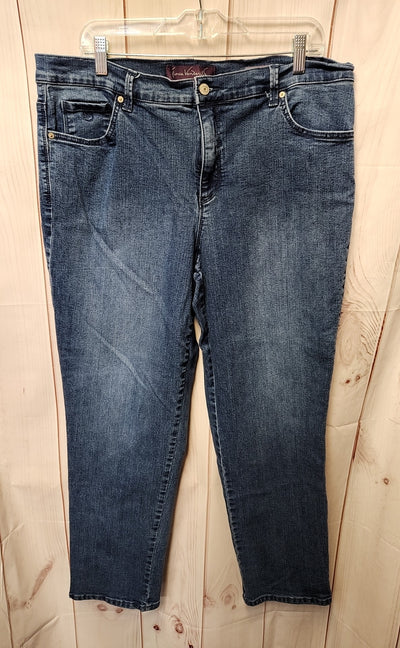 Gloria Vanderbilt Women's Size 33 (15-16) Blue Jeans