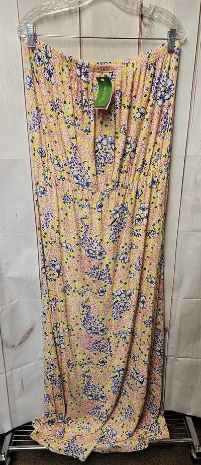 NWT Lilly Pulitzer Women's Size XL Strafruit Yellow Little Lady Marlisa Dress