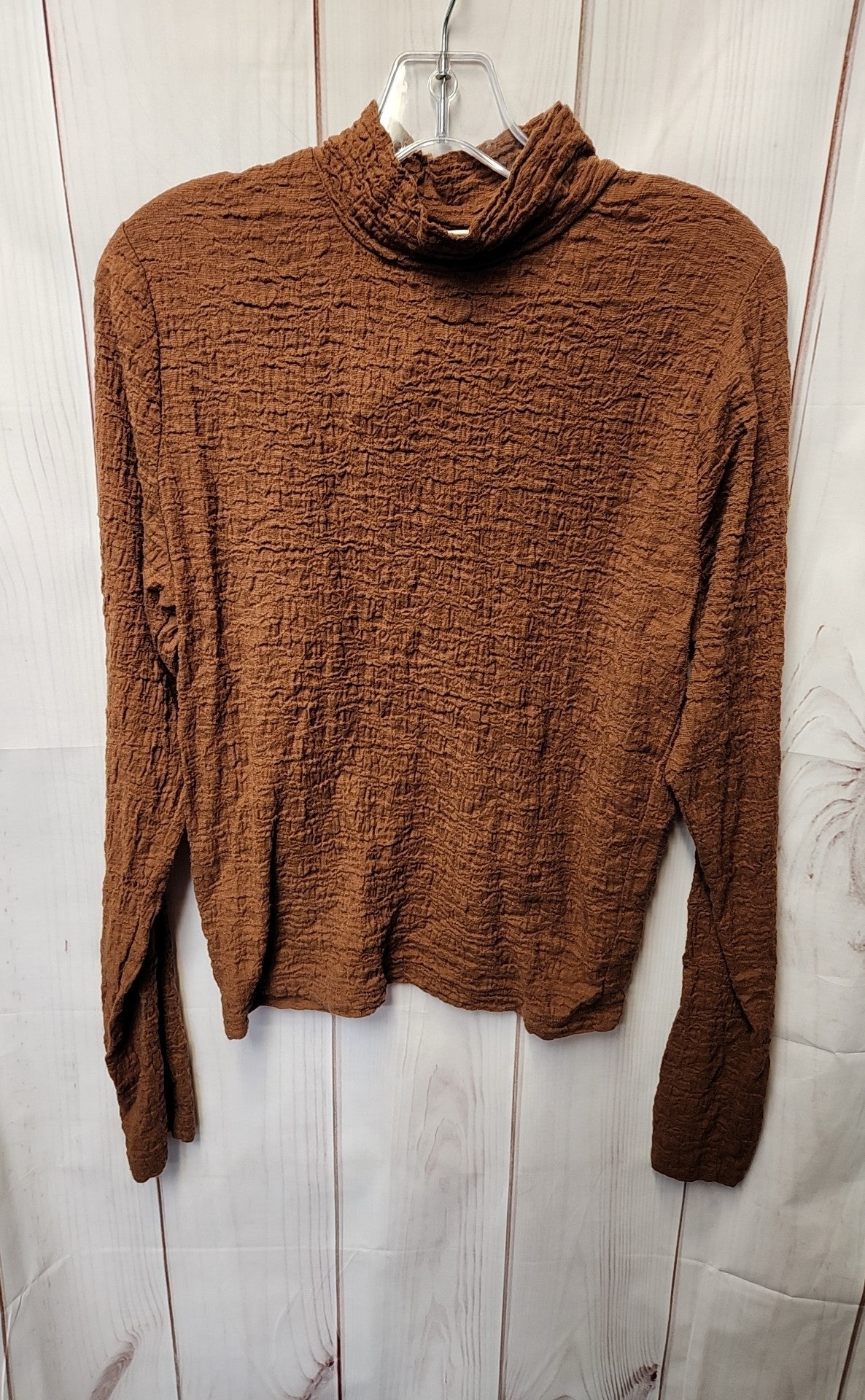 A New Day Women's Size S Brown Long Sleeve Top