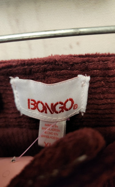 NWT Bongo Women's Size XL Red Skirt