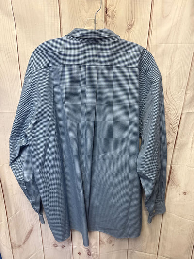 LL Bean Men's Size XL Blue Shirt