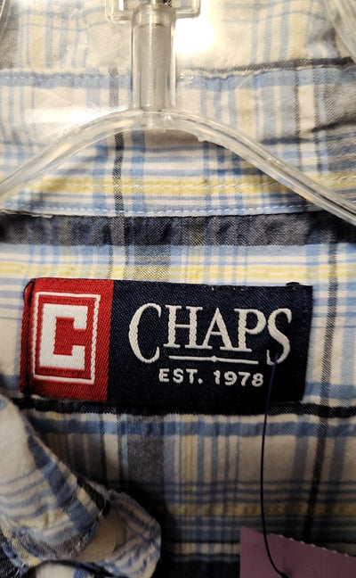 Chaps Men's Size M Blue Shirt
