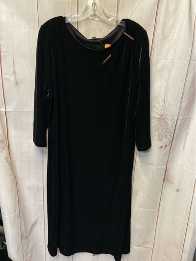 Chico's Women's Size XL Black Dress