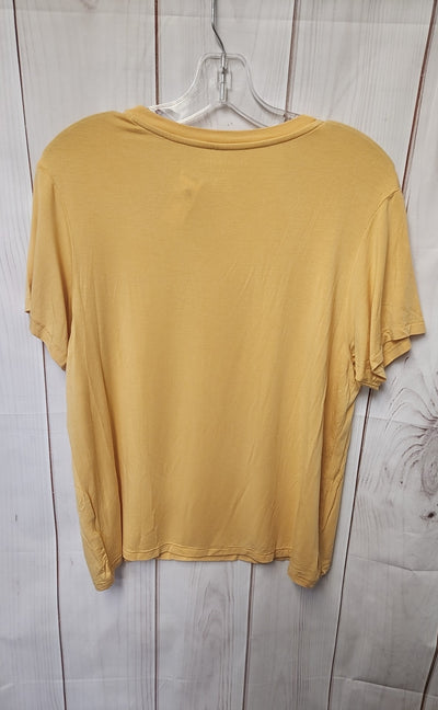 American Eagle Women's Size XS Yellow Short Sleeve Top
