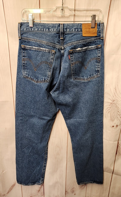 Levis Women's Size 29 (7-8) Blue Jeans Wedgie Straight