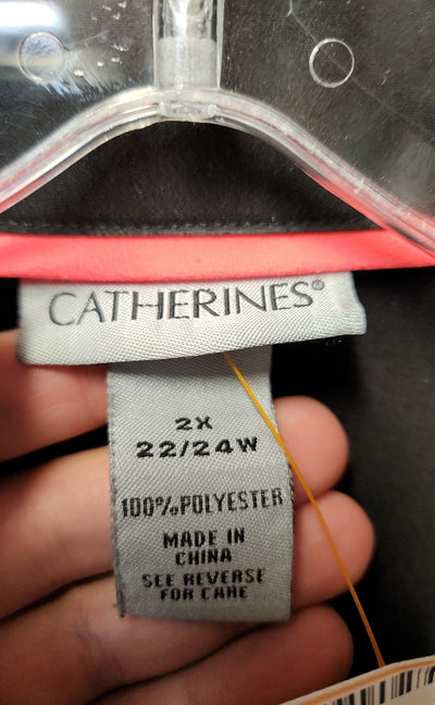 Catherines Women's Size 2X Black & White Jacket