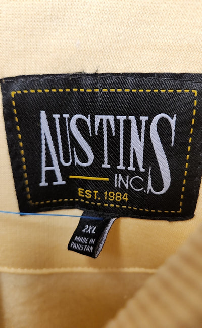 Austins Men's Size 2X Yellow Sweatshirt