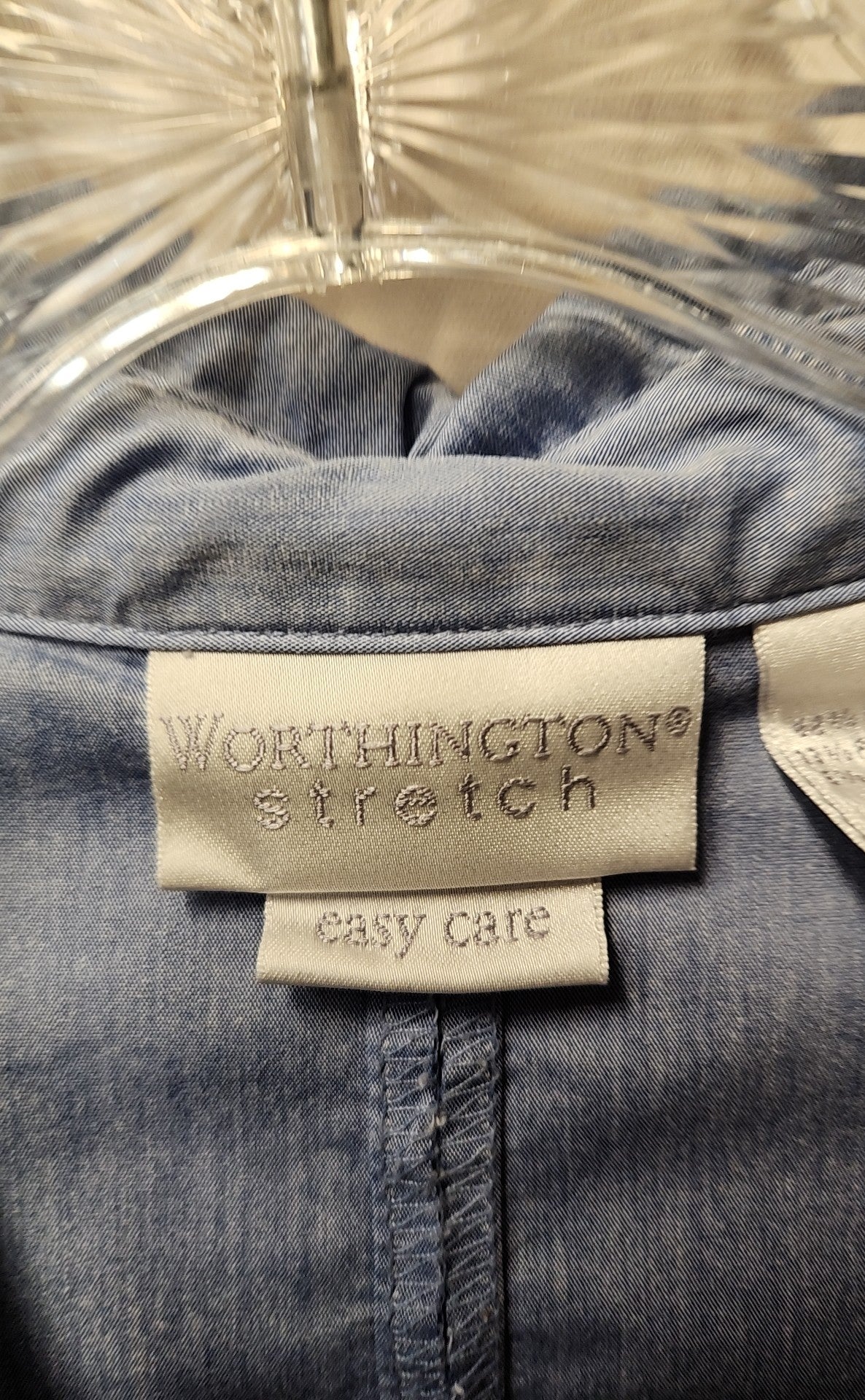 Worthington Women's Size 14 Blue Long Sleeve Top