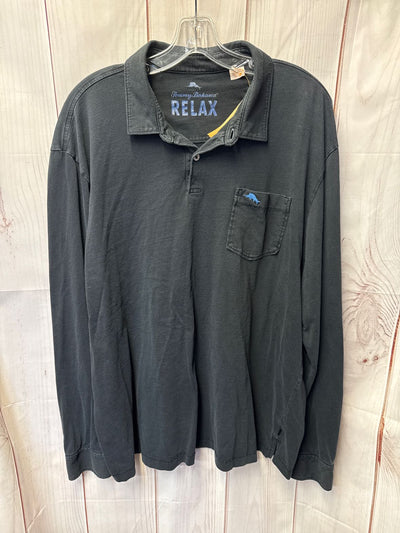 Tommy Bahama Men's Size XL Black Shirt
