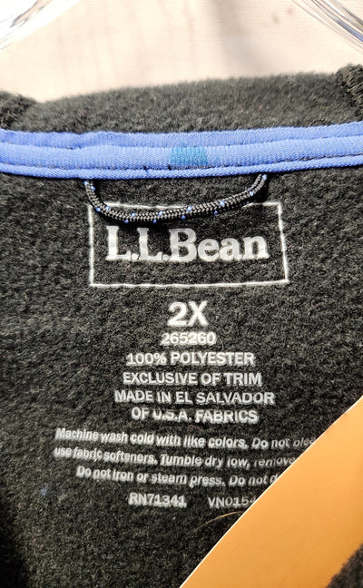LL Bean Women's Size 2X Black Jacket