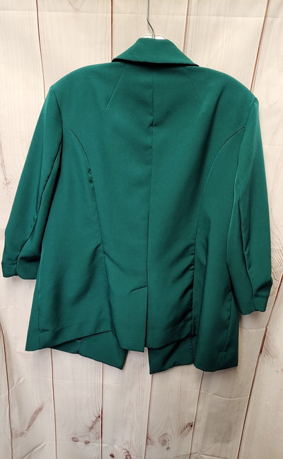 INC Women's Size 1X Green Jacket