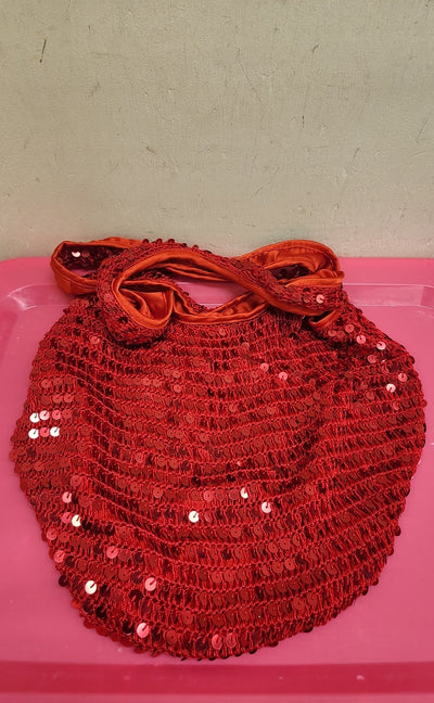 Red Sequined Purse