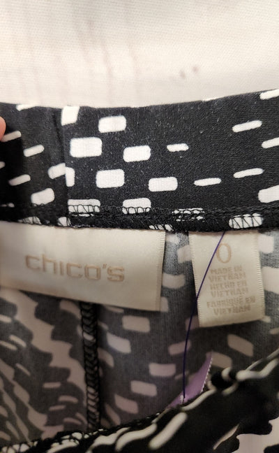 Chico's Women's Size 0 = US 4 Black Pants