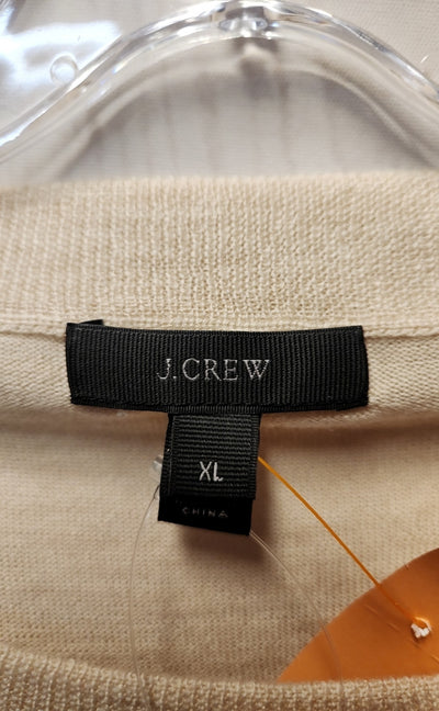 NWT J Crew Women's Size XL Beige Sweater