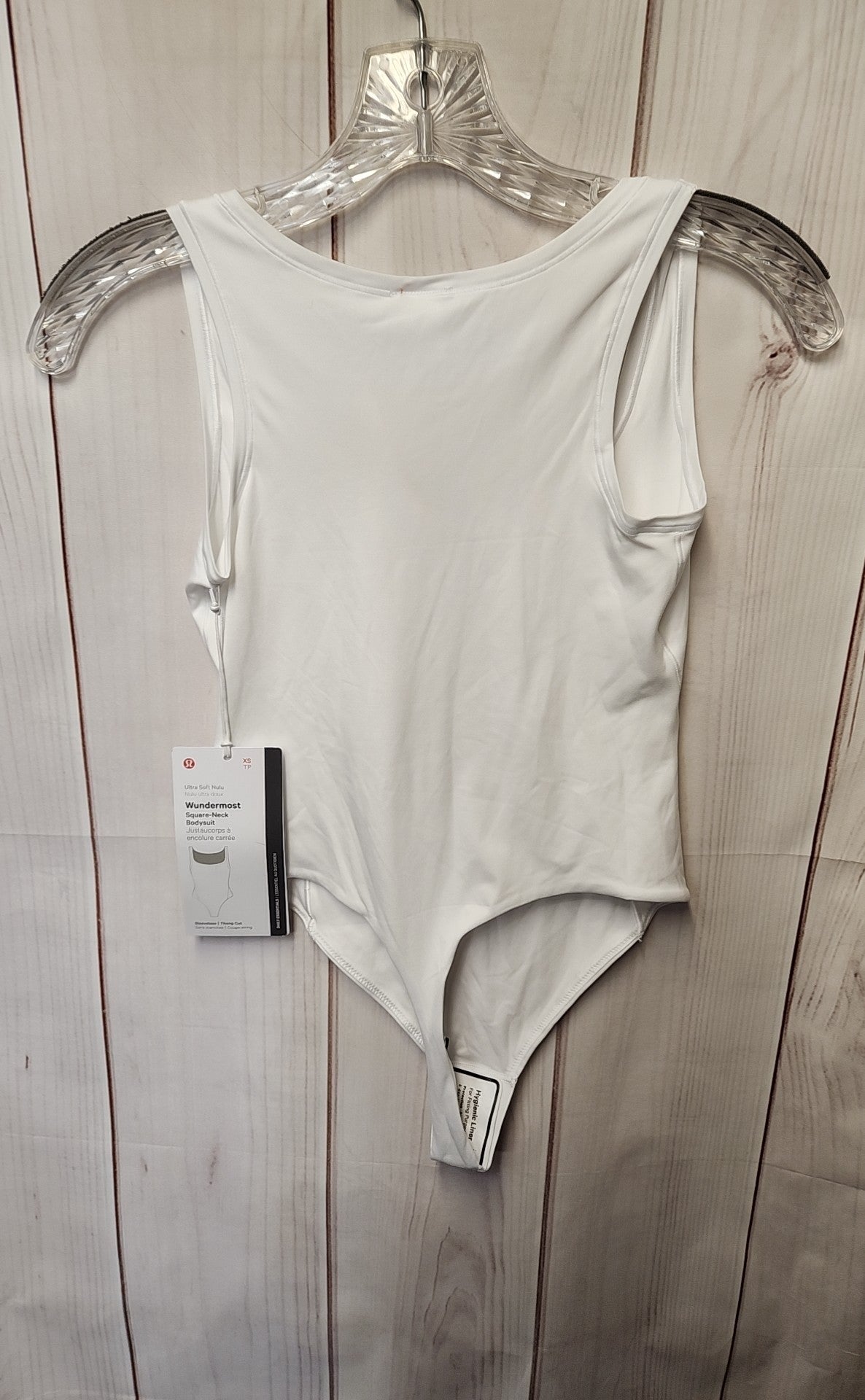 NWT Lululemon Women's Size XS White Bodysuit
