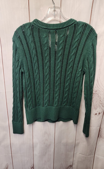 Talbots Women's Size S Petite Green Sweater