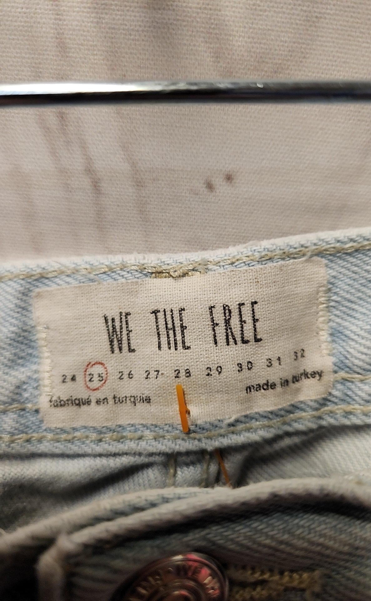 We the Free Women's Size 25 (0) Blue Jeans