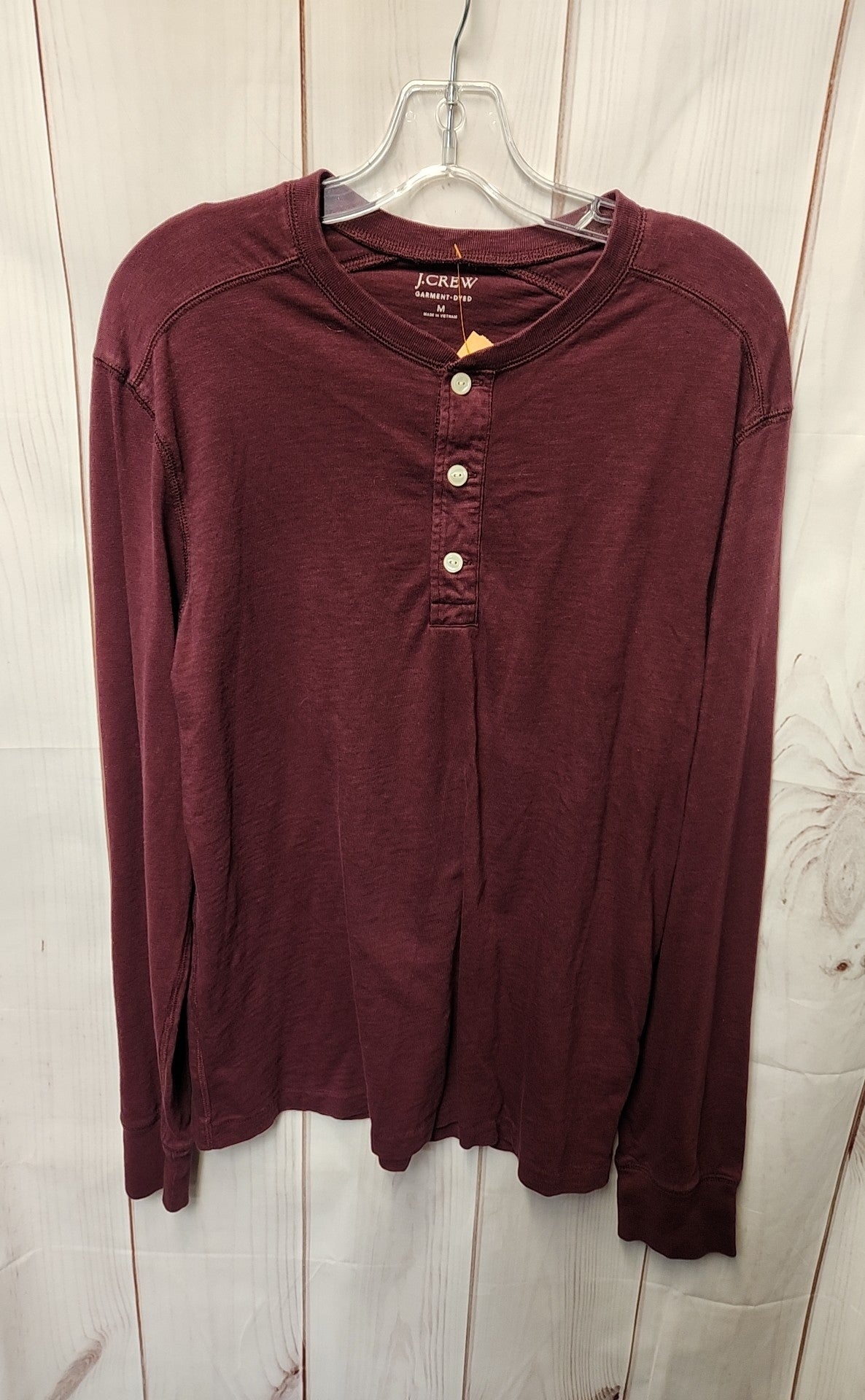 J Crew Men's Size M Maroon Shirt