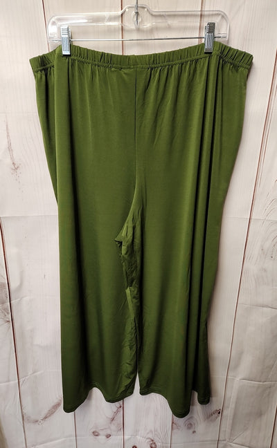 NWT Bob Mackie Women's Size XL Green Pants