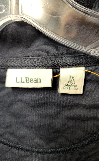 LL Bean Women's Size 1X Navy Sweatshirt