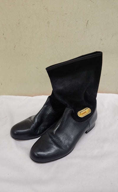 Rachel Zoe Women's Size 8-1/2 Black Boots Shoes