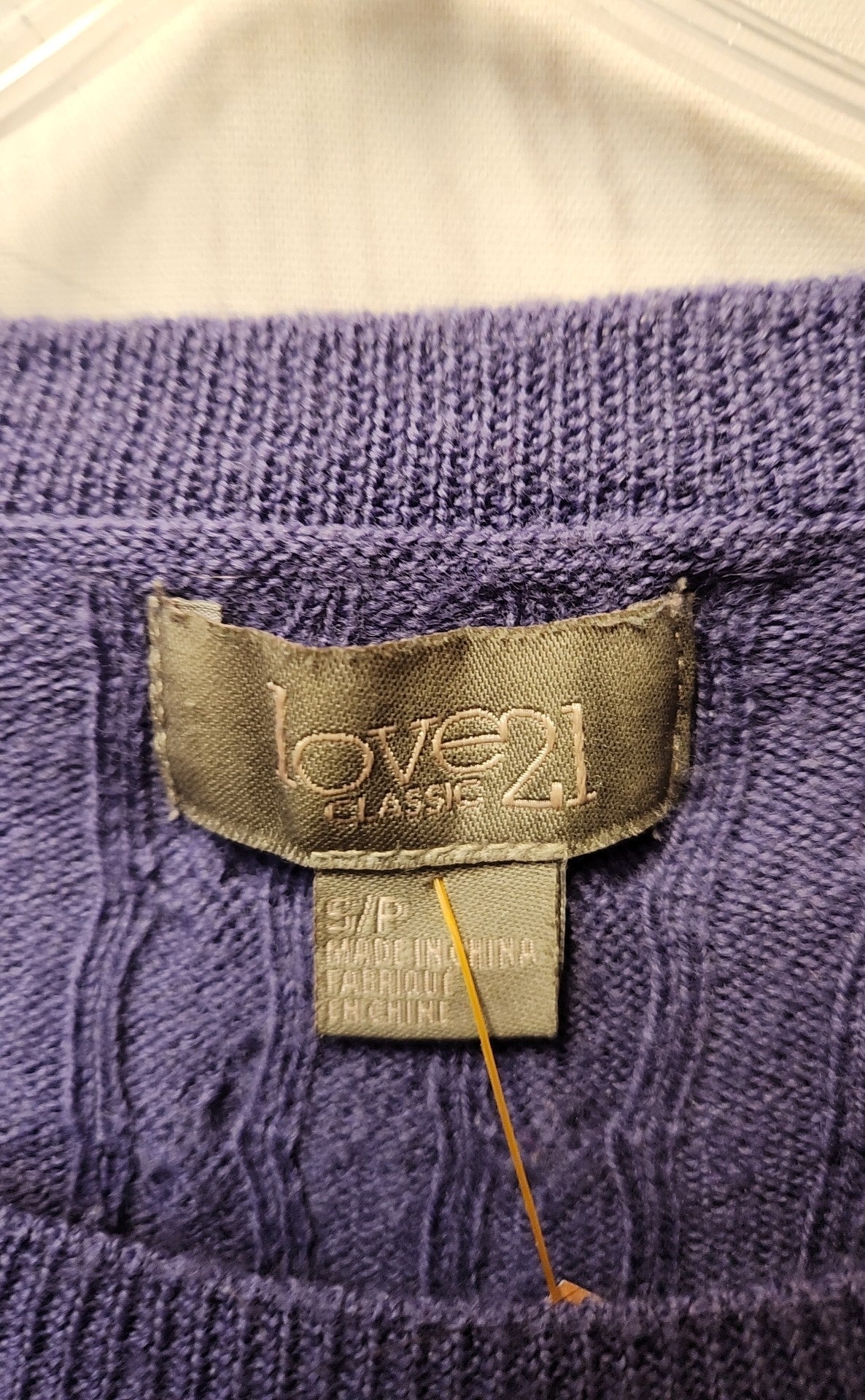 Love 21 Women's Size S Purple Sweater