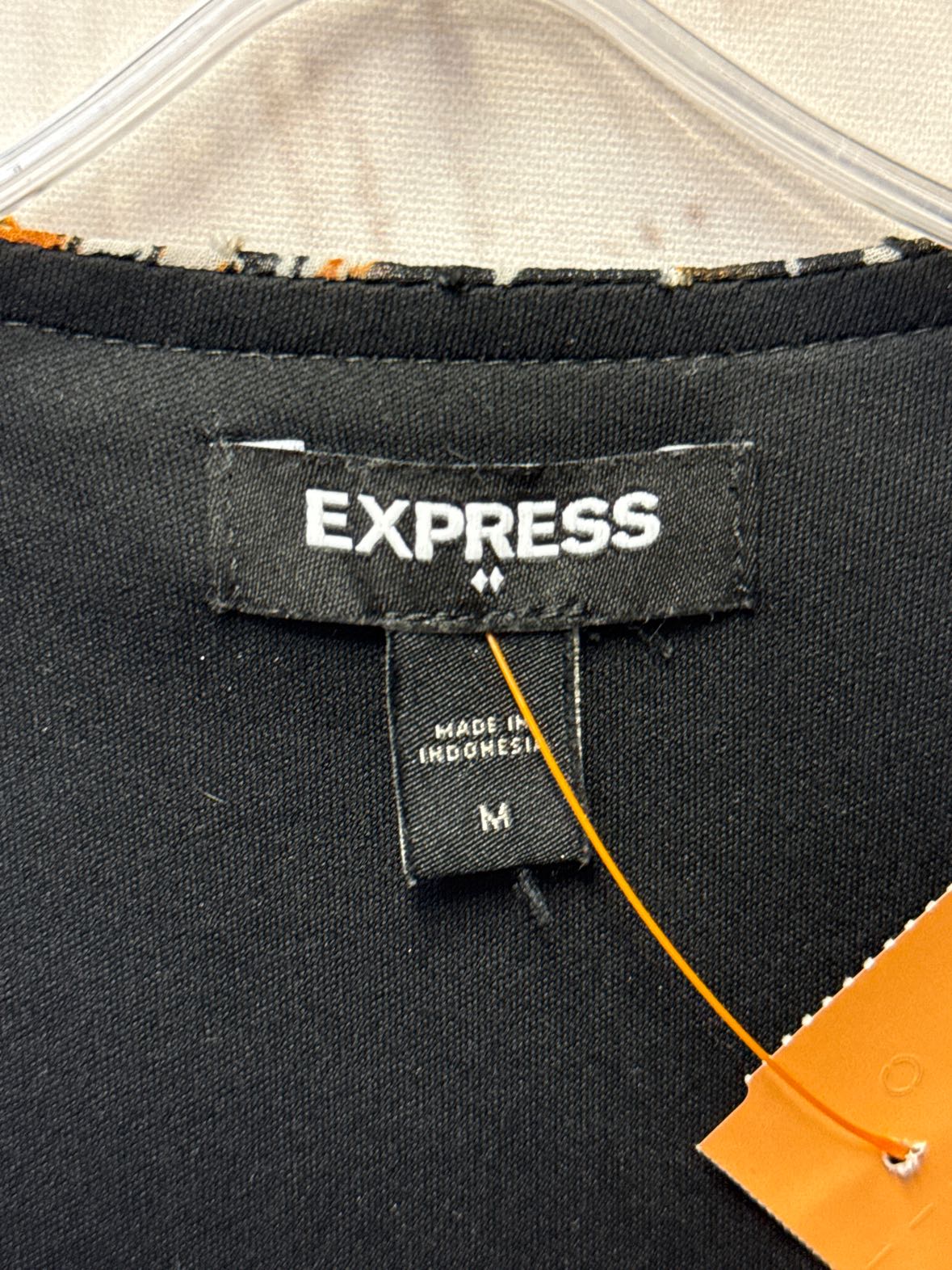 Express Women's Size M Black & White Dress