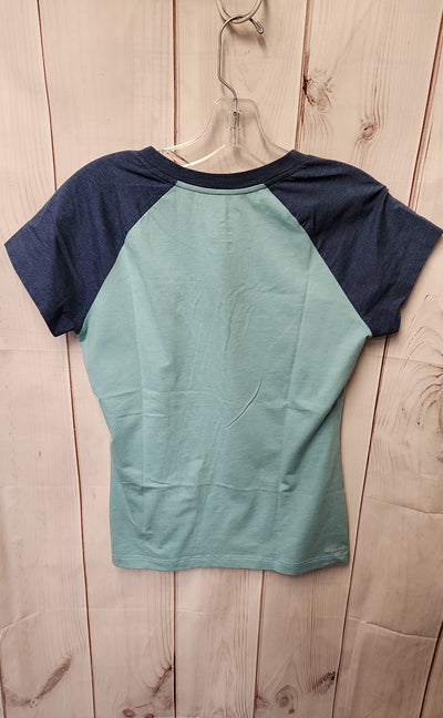 Champion Women's Size M Blue Short Sleeve Top