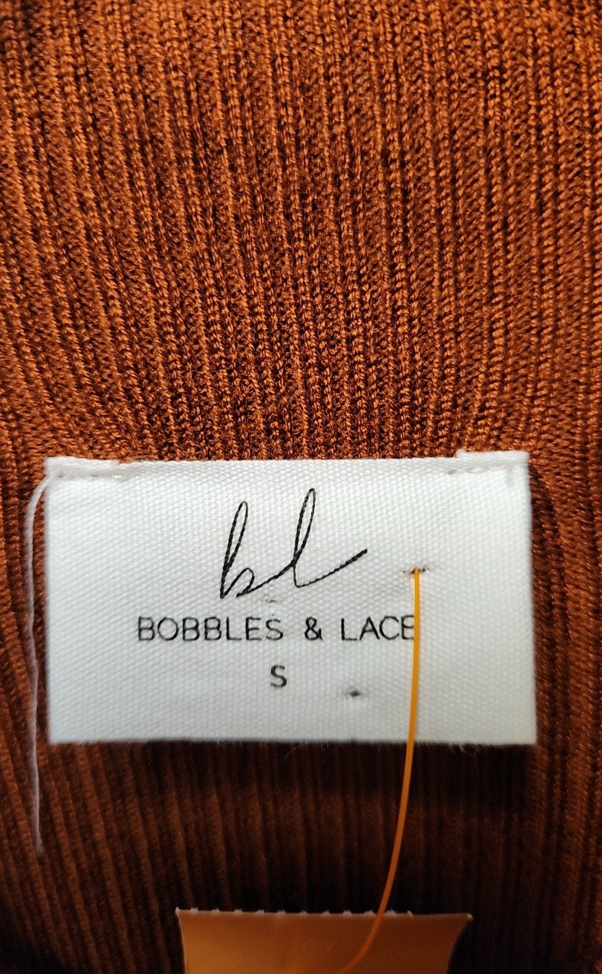 Bobbles & Lace Women's Size S Brown Dress